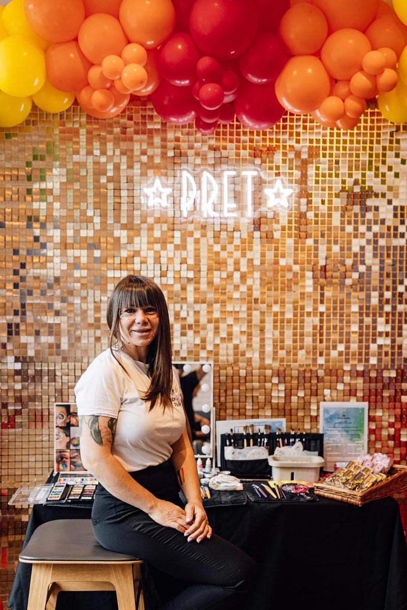 Simona at the Pret Corporate Event